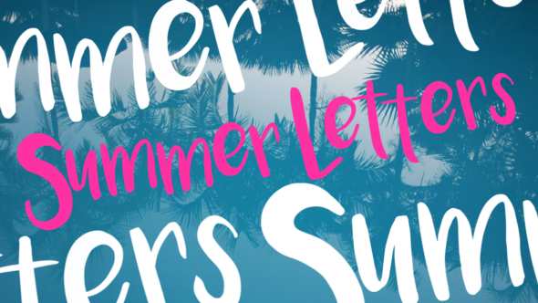Summer Letters - VideoHive 22193688