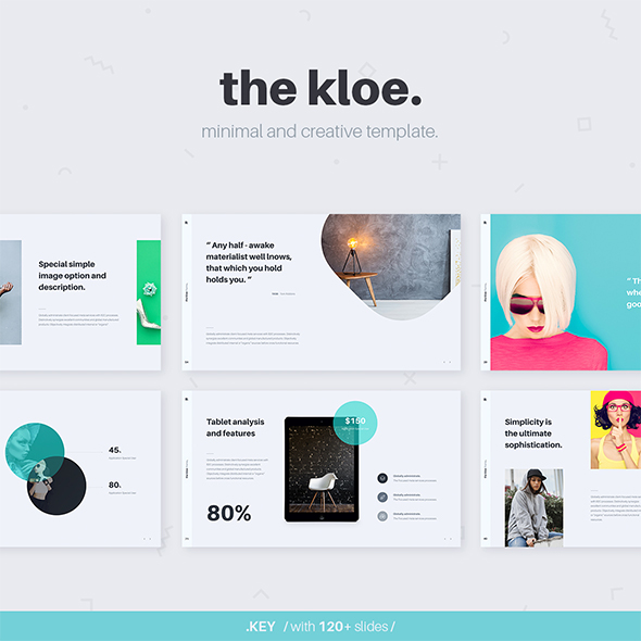 KLOE Minimal & Creative Template (Keynote) - Creative Keynote Templates