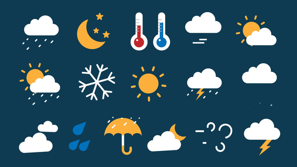 16 Weather Icons