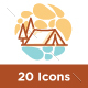 20 Travel Summer icon sets in Business Icons - product preview 2