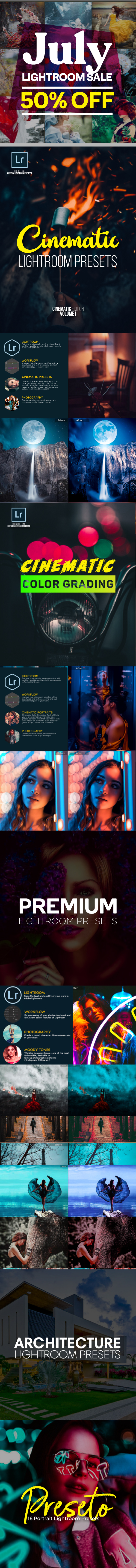 The July Photography Lightroom Presets Bundle Vol ! - Lightroom Presets Add-ons