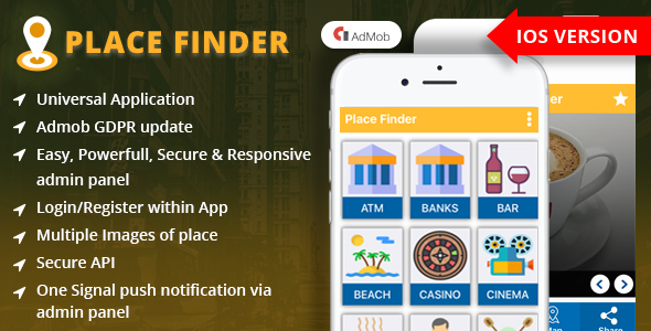 Place Finder iOS App - CodeCanyon Item for Sale