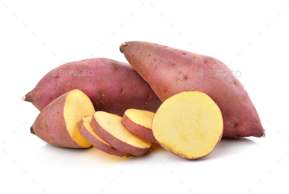 sweet potato on the white background Stock Photo by sommai | PhotoDune