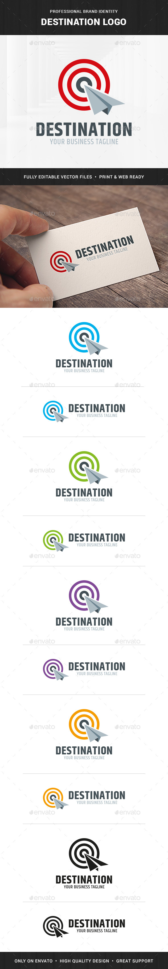 Destination Logo Template - Objects Logo Templates