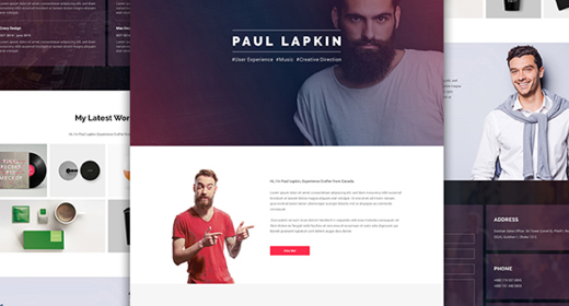 CV Resume PSD