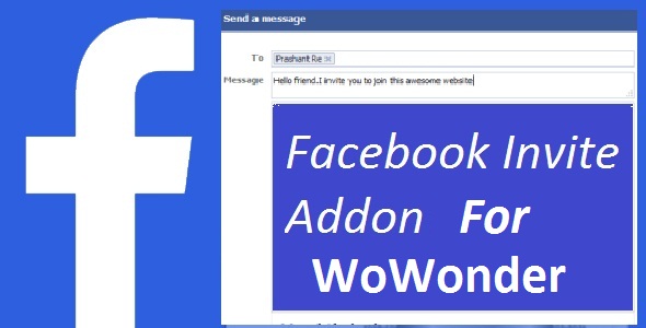 Facebook Invite Addon For WoWonder - CodeCanyon Item for Sale