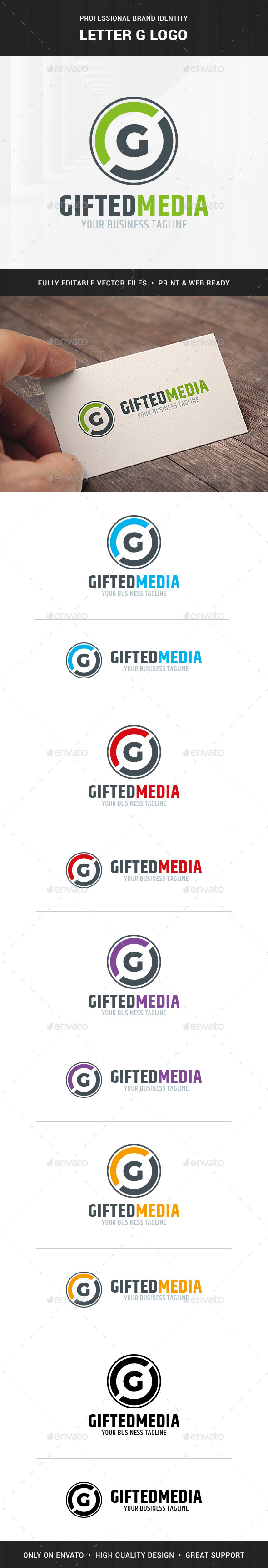 Letter G Logo Template - Letters Logo Templates