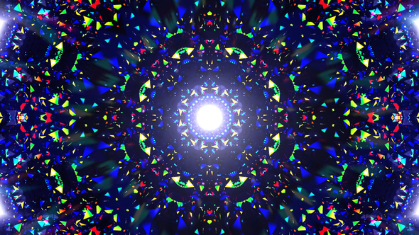 Glow Mandala Circle VJ Loop alt