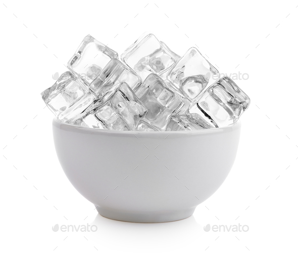 bowl with ice