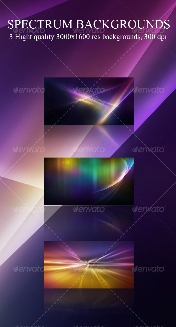Spectrum Abstract Backgrounds