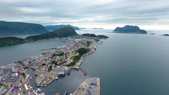City of Alesund Norway alt