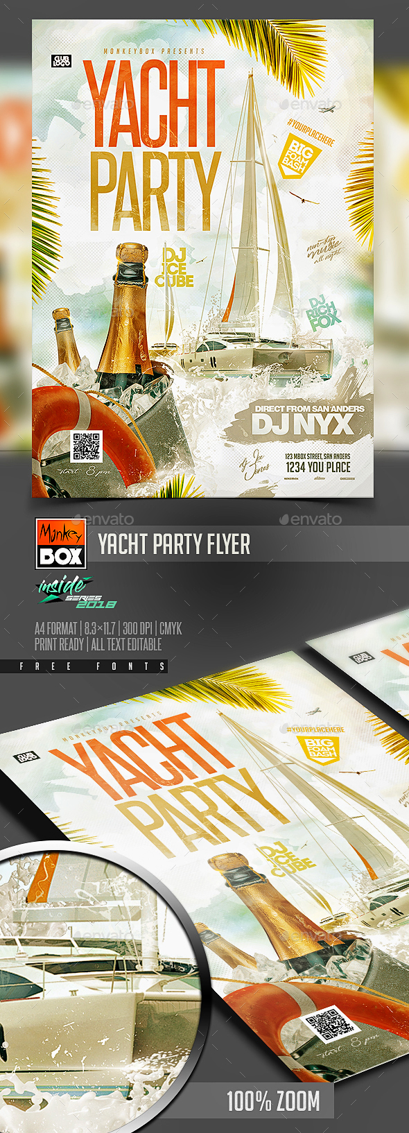 Yacht Party Flyer