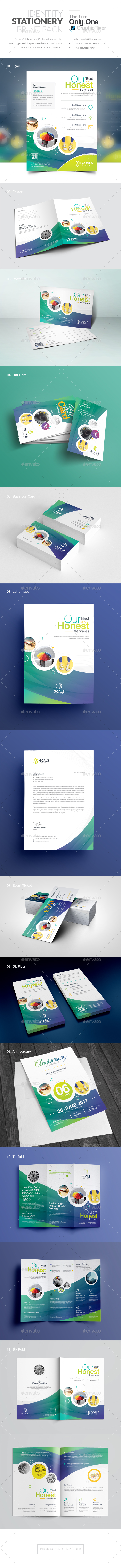 Identity Stationery Print Pack - Stationery Print Templates