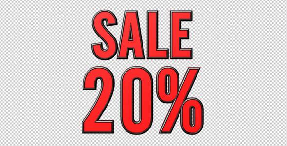 Sale 20 Percent by motionelements | VideoHive