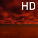 Infernal Red Cumulus Clouds Above the Ocean - VideoHive Item for Sale