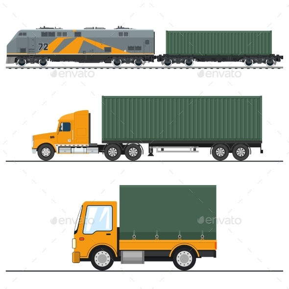 Land Freight Trucking and Railway Services - Man-made Objects Objects