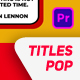 Pop Titles Pack - VideoHive Item for Sale