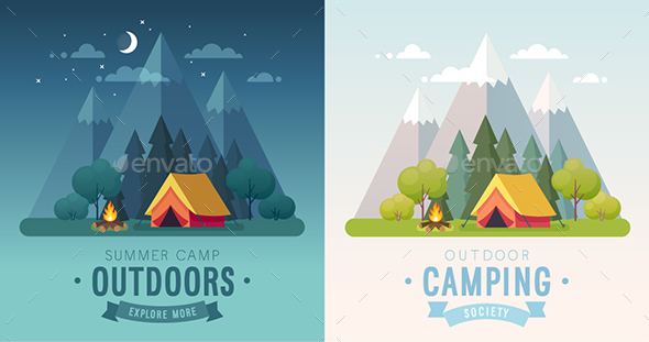 Summer Camping - Miscellaneous Seasons/Holidays