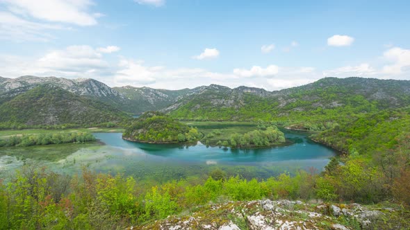 River Rijeka Crnojeviсa in Montenegro