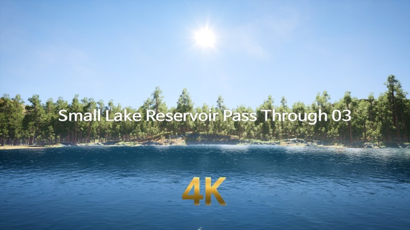 Small Lake Reservoir Pass Through 4K 03 alt