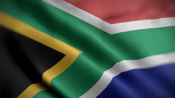 South African Flag Angle