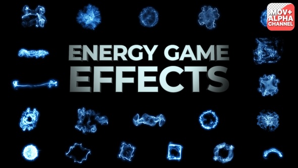 Energy Game Effects Pack | Motion Graphics