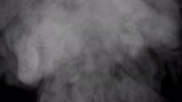 Smoke or Steam on Transparent Background with Alpha Channel. alt