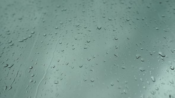 Abstract Natural Pattern of Raindrops Isolated on Cloudy Background alt