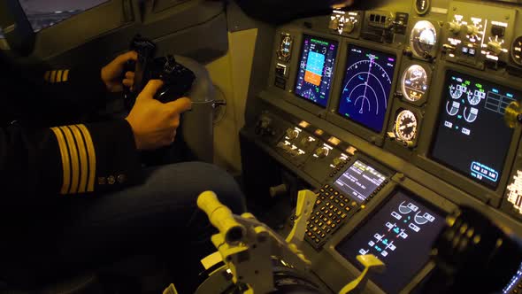 Civil Aircraft Cockpit alt