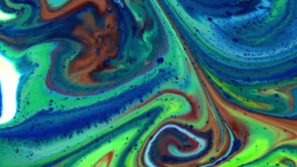 Color Surface Moving Liquid Paint Arty Texture