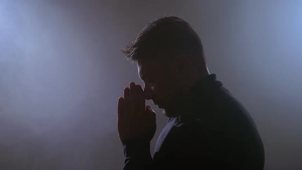 Young Male Praying