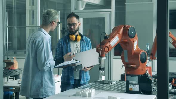 Robot-like Device Is Displacing Objects Under Engineers' Control alt