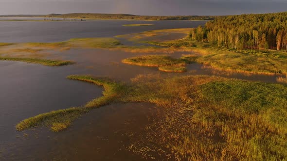 Aerial View of the Storm Clouds alt