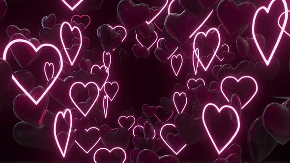 Valentine Heart Neon 01