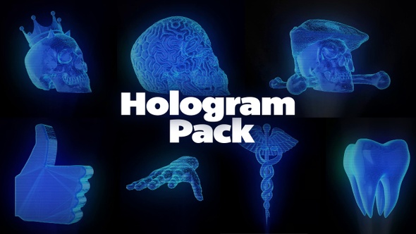 Blue Hologram pack