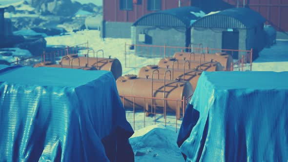 Antarctic Station on the Antarctic Peninsula alt