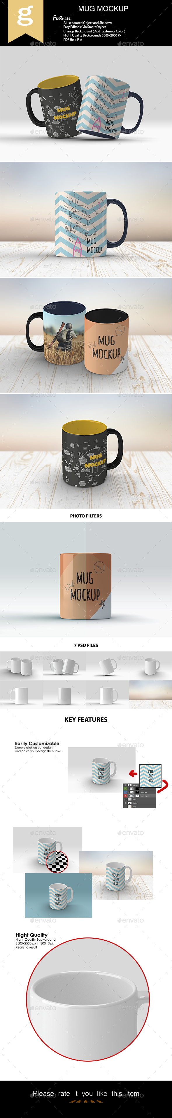 Mug Mock-Ups in Product Mockups