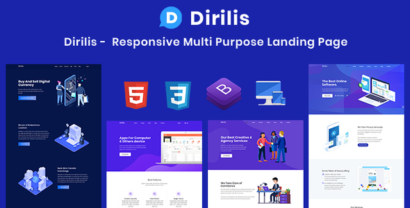 Special Dirilis - Responsive Multi Purpose Landing Page