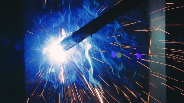 Industrial Robot Arm Automation Welding Mechanical Procedure alt