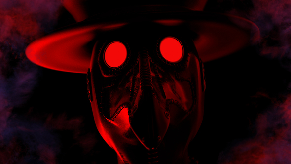 Blinking Plague Doctor VJ Loop alt