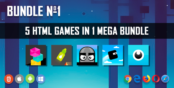 5 HTML5 Games - CodeCanyon 22229913