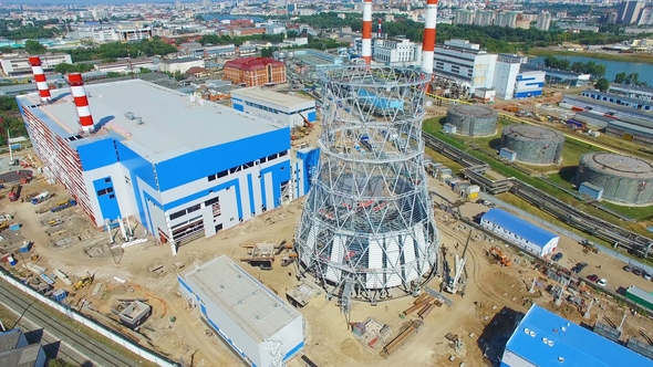 Building Process of Cooling Tower for Using in Water Circulating Systems alt