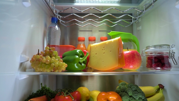 Products in the Refrigerator. alt