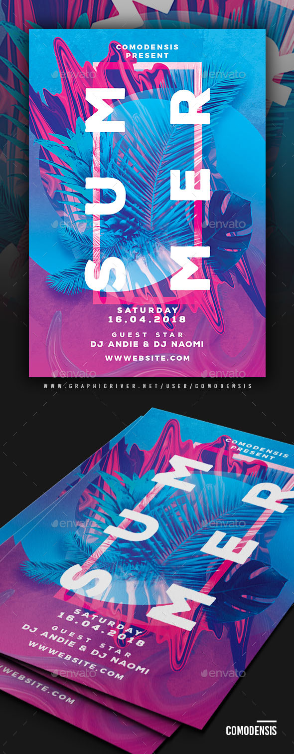 Summer Party Flyer - Clubs & Parties Events
