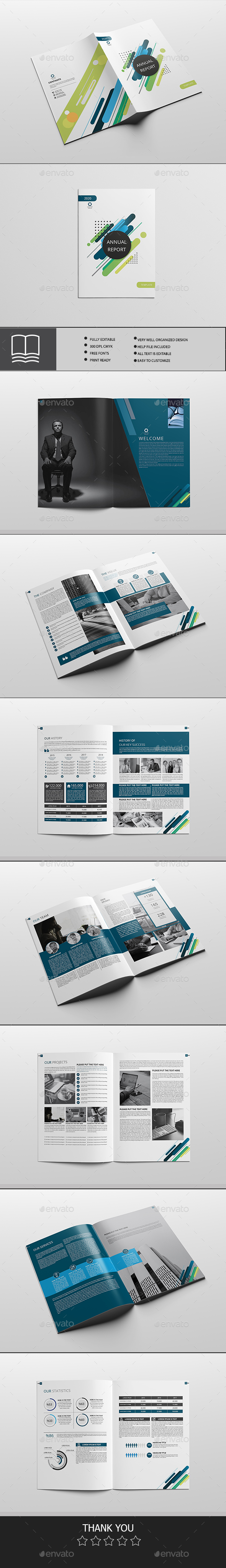 Annual Report - Brochures Print Templates