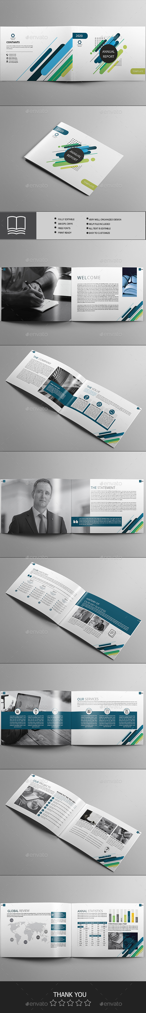 Annual Report - Brochures Print Templates