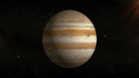 Jupiter Planet in Rotation, Motion Graphics | VideoHive