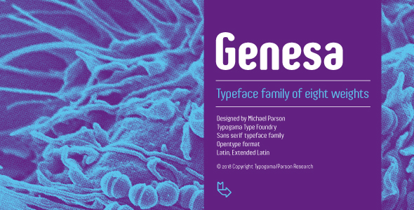 Genesa - Condensed Sans-Serif