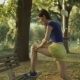 Fitness Woman Runner Stretching Legs Before Run - VideoHive Item for Sale