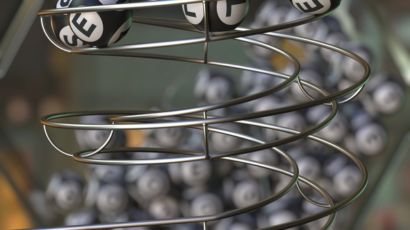 Lotto Balls Make Up SELECT Word alt